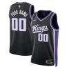Moderno Magnifico Sacramento Kings Nike Unisex Swingman Custom Jersey Icon Edition Black per gli appassionati