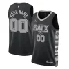 Stupendo San Antonio Spurs Jordan Brand Unisex 2022/23 Swingman Custom Jersey Statement Edition Black per gli appassionati