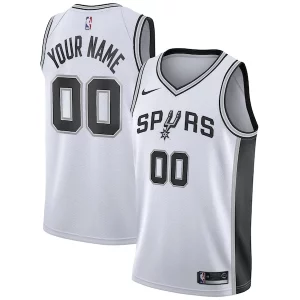 Splendido Raffinato San Antonio Spurs Nike Custom Swingman Jersey White Association Edition per gli appassionati