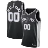 Accattivante Resistente San Antonio Spurs Nike Swingman Custom Jersey Black Icon Edition per gli appassionati