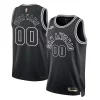 Sofisticato Classico San Antonio Spurs Nike Unisex 2022/23 Custom Swingman Jersey Classic Edition Black per gli appassionati