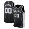 Accattivante San Antonio Spurs Nike Unisex Swingman Custom Jersey Black Icon Edition per gli appassionati