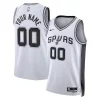 Gorgeous San Antonio Spurs Nike Unisex Swingman Custom Jersey White Association Edition per gli appassionati