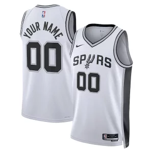 Gorgeous San Antonio Spurs Nike Unisex Swingman Custom Jersey White Association Edition per gli appassionati