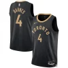 Raffinato Scottie Barnes Toronto Raptors Nike Unisex 2022/23 Swingman Jersey City Edition Black per gli appassionati