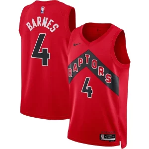 Elegante Scottie Barnes Toronto Raptors Nike Unisex Swingman Jersey Icon Edition Red per gli appassionati