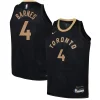 Elegante Splendido Carino Scottie Barnes Toronto Raptors Nike Youth 2022/23 Swingman Jersey City Edition Black per gli appassionati