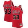 Attraente Accattivante Scottie Pippen Chicago Bulls 1997/98 Big & Tall Hardwood Classics Swingman Jersey Red per gli appassionati