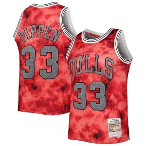 Moderno Scottie Pippen Chicago Bulls 1997/98 Galaxy Swingman Jersey Red per gli appassionati