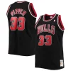 Carino Fantastico Scottie Pippen Chicago Bulls Big & Tall Hardwood Classics Swingman Jersey Black/Red per gli appassionati