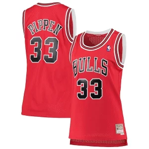 Raffinato Scottie Pippen Chicago Bulls Women's 1997/98 Hardwood Classics Swingman Jersey Red per gli appassionati