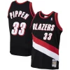 Accattivante Scottie Pippen Portland Trail Blazers 1999/00 Hardwood Classics Swingman Jersey Black per gli appassionati