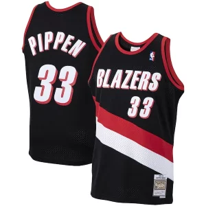 Accattivante Scottie Pippen Portland Trail Blazers 1999/00 Hardwood Classics Swingman Jersey Black per gli appassionati
