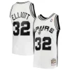 Comodo Cool Sean Elliott San Antonio Spurs 1998/99 Hardwood Classics Swingman Jersey White per gli appassionati