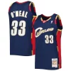 Accattivante Shaquille O'Neal Cleveland Cavaliers Hardwood Classics 2009/10 Jersey Navy per gli appassionati