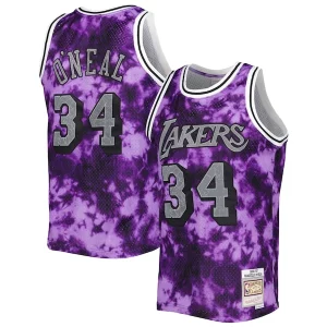 Delizioso Shaquille O'Neal Los Angeles Lakers 1996/97 Galaxy Swingman Jersey Purple per gli appassionati