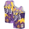 Trendy Shaquille O'Neal Los Angeles Lakers Hardwood Classics 1996/97 Hyper Hoops Swingman Jersey Purple per gli appassionati