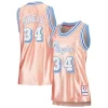 Trendy Raffinato Ottimo Shaquille O'Neal Los Angeles Lakers Women's 75th Anniversary Rose Gold 1996 Swingman Jersey Pink per gli appassionati