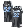 Pratico Accattivante Stupendo Shaquille O'Neal Orlando Magic Big & Tall Hardwood Classics Jersey Black per gli appassionati