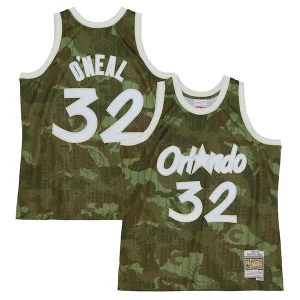 Attraente Stupendo Classico Shaquille O'Neal Orlando Magic Hardwood Classics 1994/95 Ghost Green Swingman Jersey Camo per gli appassionati