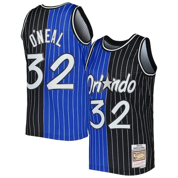 Lussuoso Shaquille O'Neal Orlando Magic Hardwood Classics 1994/95 Split Swingman Jersey Blue/Black per gli appassionati