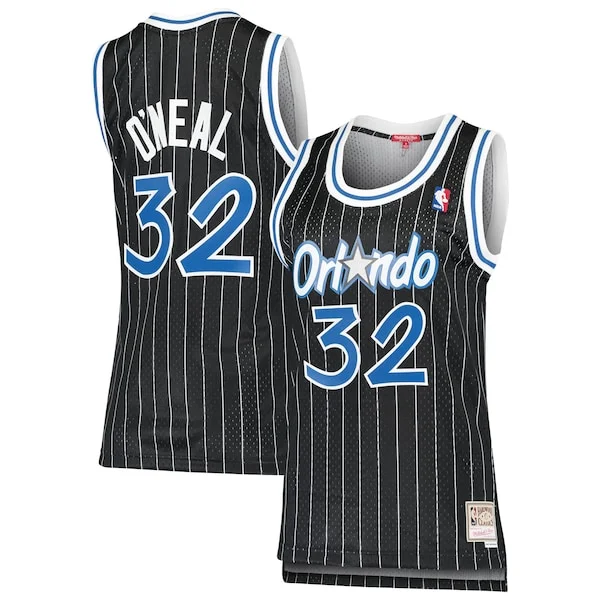 Fascinante Delizioso Shaquille O'Neal Orlando Magic Women's 1995/96 Hardwood Classics Swingman Jersey Black per gli appassionati