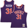 Raffinato Shawn Marion Phoenix Suns 2001/02 Hardwood Classics Swingman Jersey Purple per gli appassionati
