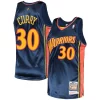 Prestigioso Trendy Fascinante Stephen Curry Golden State Warriors 2009/10 Hardwood Classics Authentic Jersey Navy per gli appassionati