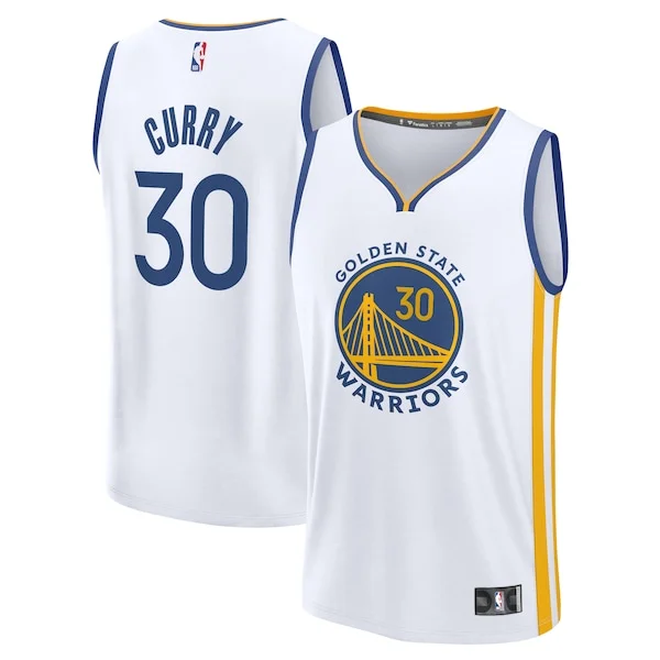 Carino Raffinato Stephen Curry Golden State Warriors Youth Fast Break Replica Jersey Association Edition White per gli appassionati