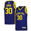 Prestigioso Bellissimo Stephen Curry Golden State Warriors Jordan Brand Youth Swingman Jersey Statement Edition Blue per gli appassionati
