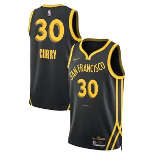 Robusto Elegante Resistente Stephen Curry Golden State Warriors Nike Unisex 2023/24 Swingman Jersey Black City Edition per gli appassionati