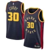 Stupendo Stephen Curry Golden State Warriors Nike Unisex 2024/25 Swingman Player Jersey City Edition Navy per gli appassionati