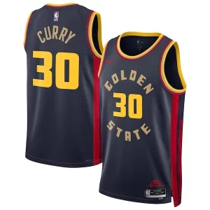 Stupendo Stephen Curry Golden State Warriors Nike Unisex 2024/25 Swingman Player Jersey City Edition Navy per gli appassionati