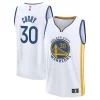 Gorgeous Stephen Curry Golden State Warriors Youth Fast Break Replica Player Jersey Association Edition White per gli appassionati