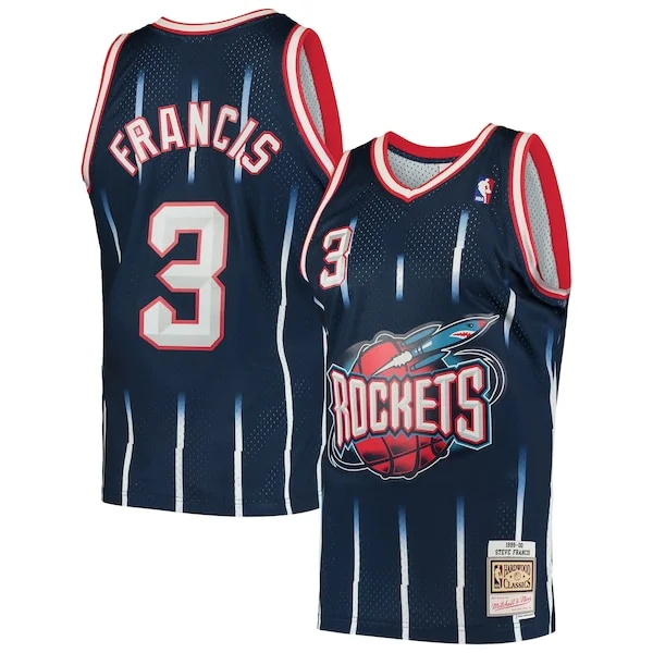 Attraente Stupendo Moderno Steve Francis Houston Rockets Hardwood Classics Swingman Jersey Navy per gli appassionati