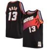 Carino Steve Nash Phoenix Suns 1996/97 Big & Tall Hardwood Classics Swingman Jersey Black/White per gli appassionati