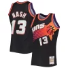 Fascinante Prestigioso Classico Steve Nash Phoenix Suns 1996/97 Hardwood Classics NBA 75th Anniversary Diamond Swingman Jersey Black per gli appassionati