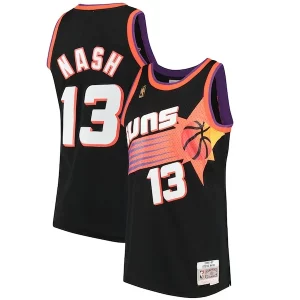 Bellissimo Accattivante Carino Steve Nash Phoenix Suns 1996/97 Hardwood Classics Swingman Jersey Black per gli appassionati