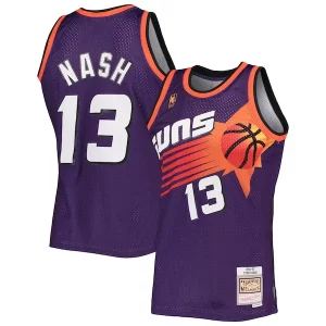 Gorgeous Cool Steve Nash Phoenix Suns 1996/97 Hardwood Classics Swingman Jersey Purple per gli appassionati