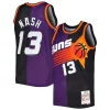 Delizioso Moderno Carino Steve Nash Phoenix Suns Hardwood Classics 1996/97 Split Swingman Jersey Purple/Black per gli appassionati