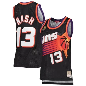 Trendy Robusto Steve Nash Phoenix Suns Women's Hardwood Classics Swingman Jersey Black per gli appassionati