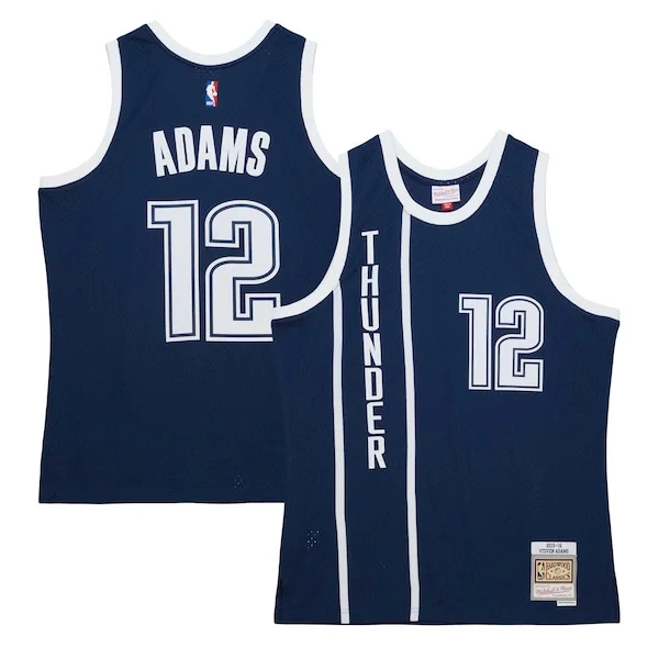 Robusto Steven Adams Oklahoma City Thunder 2015/16 Hardwood Classics Alternate Swingman Jersey Navy per gli appassionati