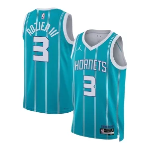 Pratico Classico Splendido Terry Rozier Charlotte Hornets Jordan Brand Unisex Swingman Jersey Icon Edition Teal per gli appassionati