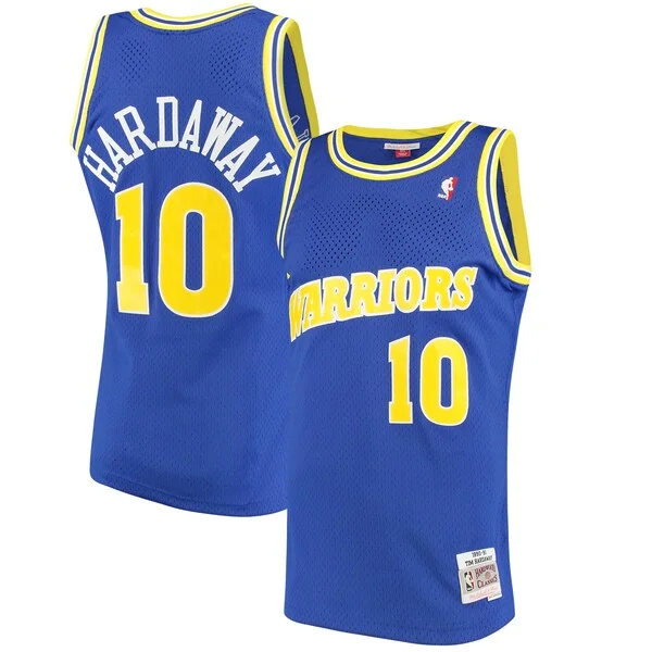 Lussuoso Tim Hardaway Golden State Warriors 1990/91 Hardwood Classics Swingman Jersey Royal per gli appassionati