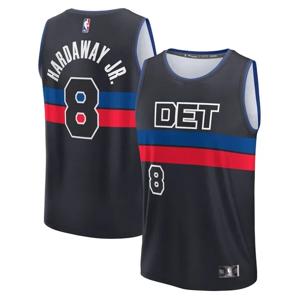 Meraviglioso Ottimo Comodo Tim Hardaway Jr. Detroit Pistons Youth Fast Break Player Jersey Statement Edition Black per gli appassionati