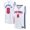 Attraente Tim Hardaway Jr. Detroit Pistons Youth Fast Break Replica Player Jersey Association White Edition per gli appassionati