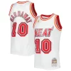 Carino Lussuoso Tim Hardaway Miami Heat Hardwood Classics Swingman Jersey White per gli appassionati
