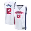 Stupendo Cool Fantastico Tobias Harris Detroit Pistons Fast Break Replica Player Jersey Association Edition White per gli appassionati