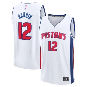 Stupendo Cool Fantastico Tobias Harris Detroit Pistons Fast Break Replica Player Jersey Association Edition White per gli appassionati