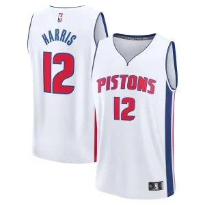Robusto Splendido Resistente Tobias Harris Detroit Pistons Youth Fast Break Replica Player Jersey Association White Edition per gli appassionati